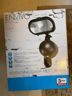 Nieuwe Envivo beveiligingslamp met camera, Ophalen of Verzenden, Nieuw, Overige typen, Bewegingssensor