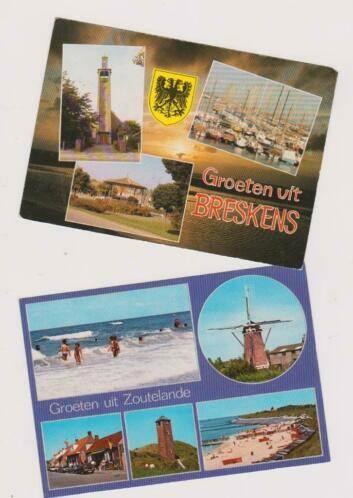 Ansichtkaarten Breskens, Zoutelande, Hollum, Verzamelen, Ansichtkaarten | Nederland, Zeeland, 1960 tot 1980, Ophalen of Verzenden