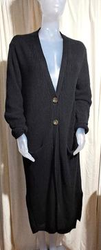 L.O.E.S 🎀lange vest met knopen en zakken mt L, Studio Anneloes, Verzenden, Zwart, Maat 42/44 (L)