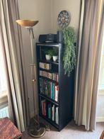 Boekenkast / CD-kast / DVD-kast / Overige, Huis en Inrichting, Kasten | Boekenkasten, Ophalen, Met plank(en), Zwart hout met een structuur