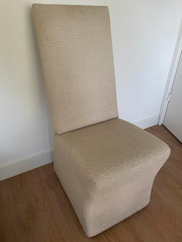 Eetkamerstoelen (6x) - beige beschikbaar voor biedingen