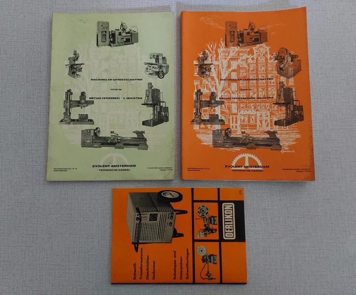3 x oude Catalogus Machines en gereedschappen, Boeken, Catalogussen en Folders, Gelezen, Catalogus, Ophalen of Verzenden