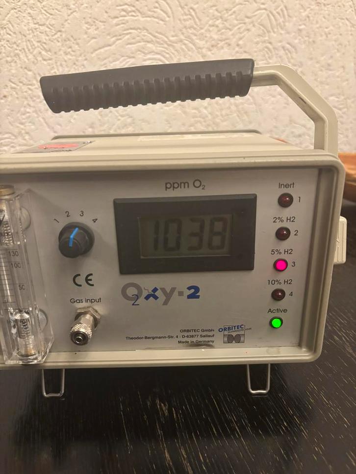 Orbitec Qxy-2 Zuurstofmeter - Industrieel Gebruik, Doe-het-zelf en Verbouw, Meetapparatuur, Ophalen of Verzenden