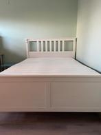 Ikea Hemnes bed 140x200 incl. Matras, Huis en Inrichting, Slaapkamer | Bedden, Ophalen, Gebruikt, Wit, Tweepersoons