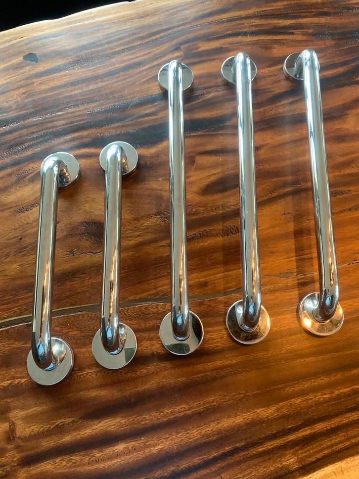 wandbeugels badkamer/toilet, Doe-het-zelf en Verbouw, Sanitair, Zo goed als nieuw, Douche, Chroom, Ophalen