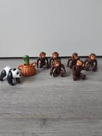 Playmobil apen, slang en panda beer, Gebruikt, Ophalen