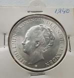 2.1/2 Gulden 1940, Zilver, Ophalen of Verzenden, Koningin Wilhelmina, Losse munt