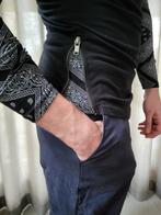 Nieuw! Originele Long sleeve shirt zwart paisley bandana, Nieuw, Ophalen of Verzenden, Zwart