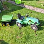 Traptractor met John Deere  Aanhanger, Ophalen, Gebruikt