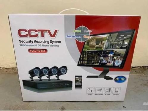 CCTV Aprica 4 camera’s beveiligingscamerasysteem, Audio, Tv en Foto, Videobewaking, Nieuw, Ophalen