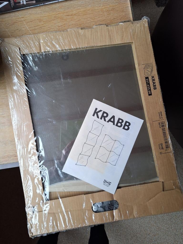 Ikea Krabb Spiegel, Huis en Inrichting, Woonaccessoires | Spiegels, Ophalen, Minder dan 50 cm, Zo goed als nieuw, Minder dan 100 cm