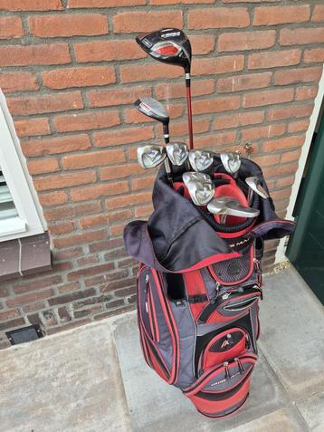 Heren golfset staal verlengd! Ben Sayers+  golftas €225,-  beschikbaar voor biedingen