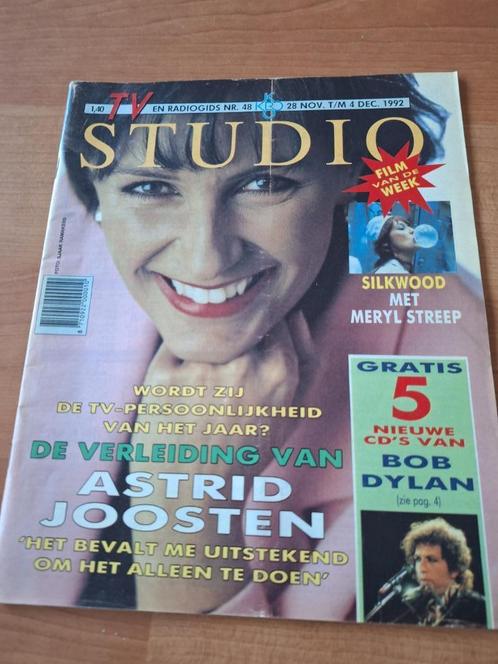 KRO Studio 1992 Astrid Joosten U2 Nits Cruijff Bob Dylan, Verzamelen, Tijdschriften, Kranten en Knipsels, Tijdschrift, Nederland