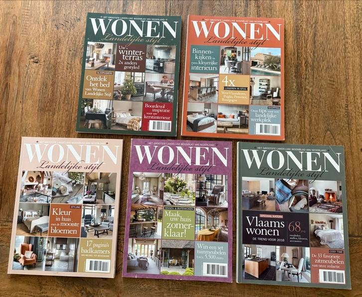 Wonen Landelijke Stijl Tijdschriften, Boeken, Tijdschriften en Kranten, Gelezen, Overige typen, Ophalen of Verzenden