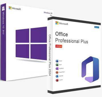 Windows 10 Professional + Office 2024 pakket  beschikbaar voor biedingen