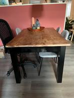 Teakhouten eettafel, Huis en Inrichting, Ophalen, Gebruikt, 100 tot 150 cm, 50 tot 100 cm