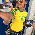 Leuk Shirtje Brasil, tm L, Kleding | Dames, Verzenden, Nieuw, Korte mouw