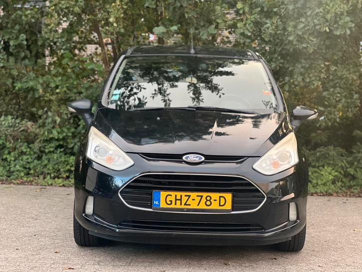 Ford B-Max 1.0 Ecoboost 92KW/125PK 2015 Zwart, Auto's, Ford, Bedrijf, B-Max, Benzine, MPV, Handgeschakeld, Geïmporteerd, Zwart