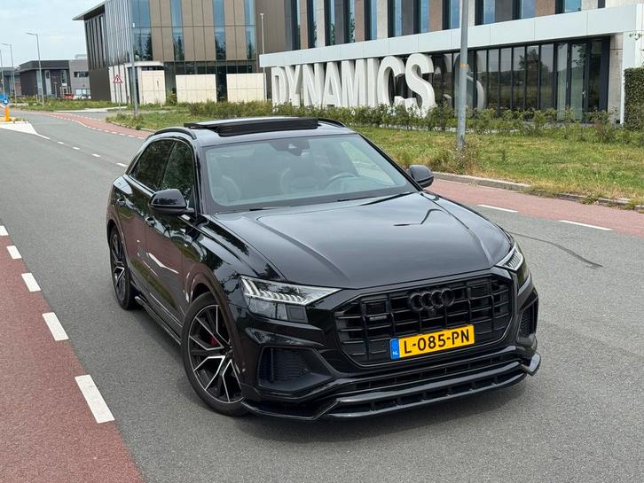 Audi Q8 50 TDI Quattro 286PK Tiptronic 2019 Zwart, Auto's, Audi, Particulier, Diesel, SUV of Terreinwagen, Automaat, Geïmporteerd