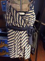 Jurk gestreept blauw/grijs, Kleding | Dames, Jurken, Ophalen of Verzenden, Zo goed als nieuw, Blauw