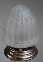 Art Deco plafondlamp, Ophalen of Verzenden, Zo goed als nieuw, Glas