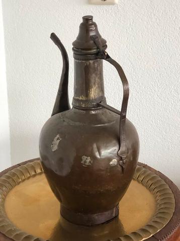 Antieke Koperen Waterkan - 18e Eeuw? beschikbaar voor biedingen