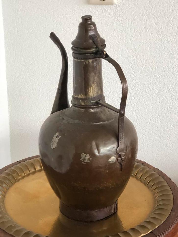 Antieke Koperen Waterkan - 18e Eeuw?, Antiek en Kunst, Antiek | Koper en Brons, Koper, Ophalen