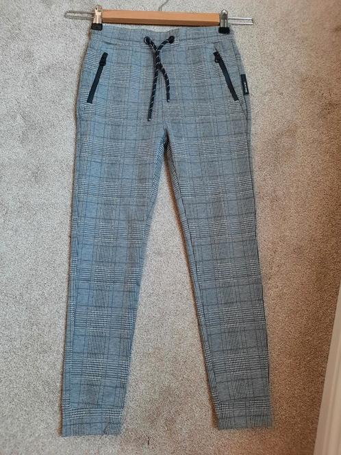 Grijze Indian Blue Jeans Jogpant Zip Broek Pantalon 128 8, Kinderen en Baby's, Kinderkleding | Maat 128, Zo goed als nieuw, Jongen