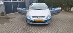 4 persoons Peugeot 307 2.0 16V CC 2004 Grijs/blauw, Auto's, Peugeot, Voorwielaandrijving, 74 €/maand, Zwart, 4 cilinders