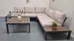 Mooie loungeset / tuinset met hoekbank en tafel 250x250, Ophalen, Gebruikt, ., Bank