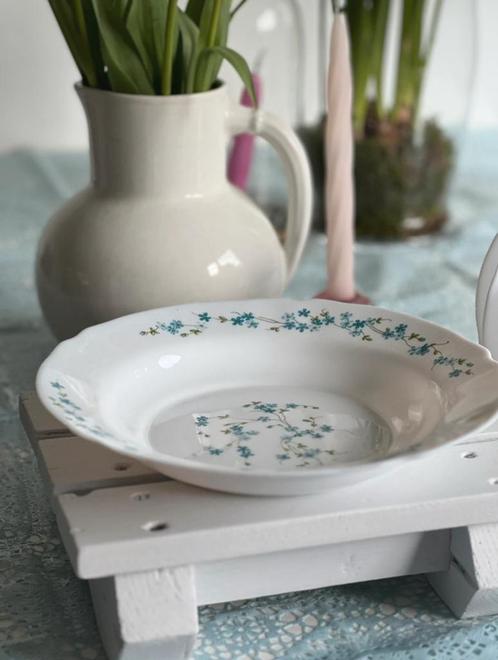 2x groot diep bord schaal Arcopal Veronica, Huis en Inrichting, Keuken | Servies, Zo goed als nieuw, Bord(en), Overige stijlen