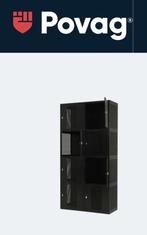 Grote lockerkast/ materiaalkast met 8 deuren/ legvakken., Ophalen, Zo goed als nieuw