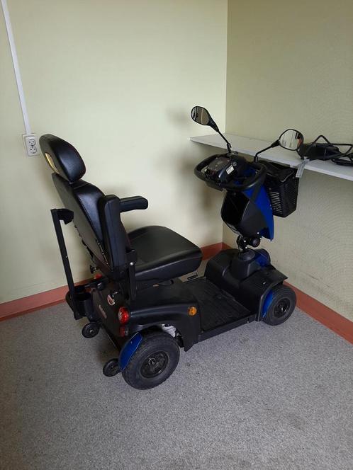 Te koop Scootmobiel Cheetah 4 de luxe kleur blauw, Diversen, Brommobielen en Scootmobielen, Gebruikt, Drive, 36 t/m 45 km, 11 t/m 15 km/u