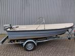 Garda 4.30 toer/visboot + Honda 6 pk 4 TAKT motor, Watersport en Boten, Ophalen, Tot 10 pk, Zo goed als nieuw, 3 tot 6 meter