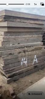 betonplaten gebruikt 200x200x14 met hoekrand 15 stelcon, Tuin en Terras, Tegels en Klinkers, Verzenden, Gebruikt, Beton, Overige typen