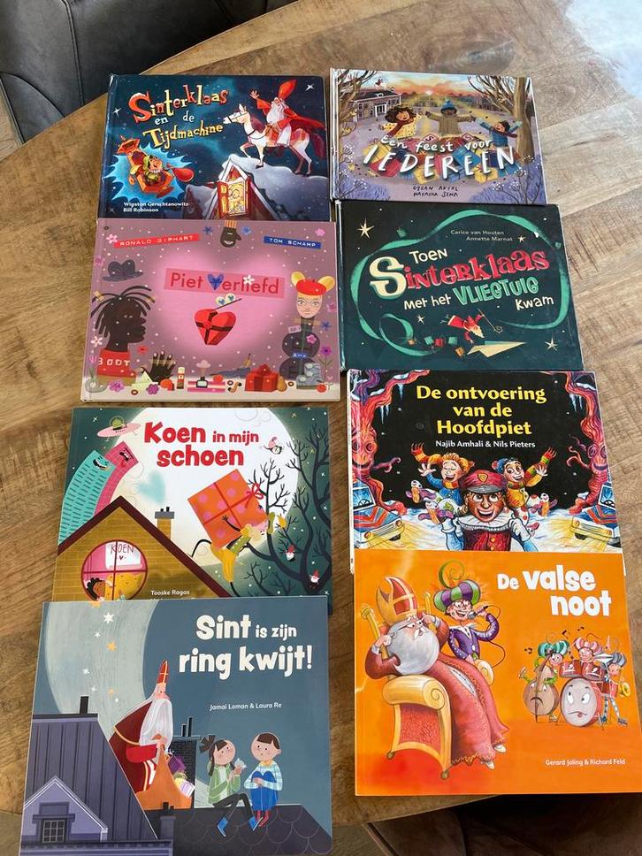 Sinterklaas Boeken Collectie 8 stuks, Boeken, Kinderboeken | Jeugd | onder 10 jaar, Zo goed als nieuw, Sprookjes, Ophalen of Verzenden