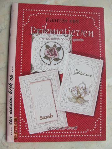 NIEUWSTAAT boek KAARTEN met PRIKMOTIEVEN Leane DE GRAAF beschikbaar voor biedingen