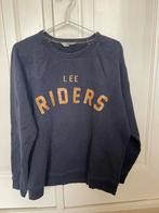 LEE sweater blauw met gouden letters maat L, Maat 52/54 (L), Blauw, Ophalen of Verzenden