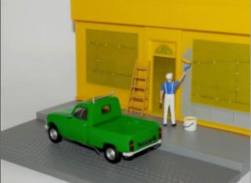 Renault 4 L Schilder diorama schaal 1/43 serie Utilitaires, Hobby en Vrije tijd, Modelauto's | 1:43, Nieuw, Auto, Overige merken