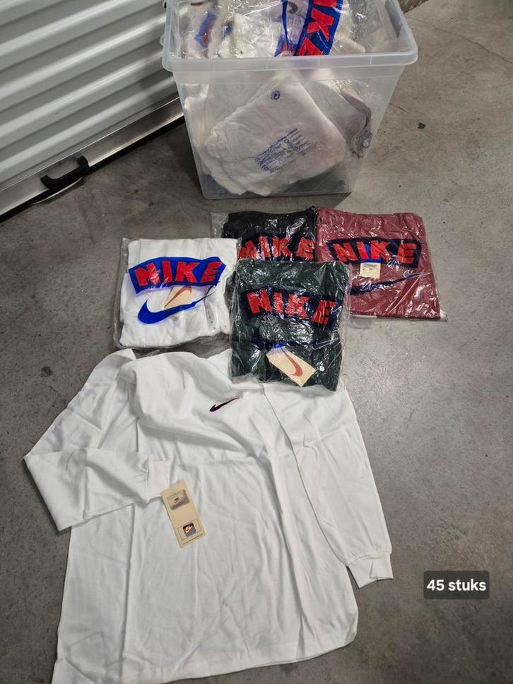 Partij Vintage Nike Longsleeves - 45 Stuks, Kleding | Heren, T-shirts, Overige maten, Ophalen of Verzenden