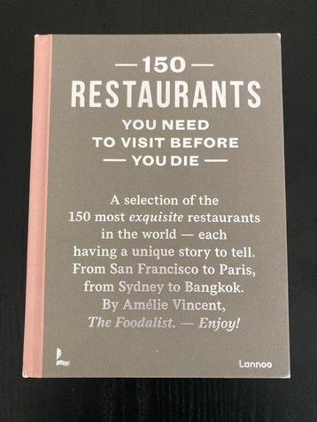 150 Restaurants You Need to Visit Before You Die boek