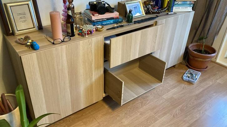 Bestå Ikea Cabinet, Huis en Inrichting, Stoffering | Vloerbedekking, Zo goed als nieuw, Laminaat, minder dan 10 m², Ophalen of Verzenden