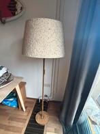 Vintage retro lamp met stoffen kap, werkt!!, Huis en Inrichting, Lampen | Vloerlampen, Ophalen, Gebruikt, Retro vintage, Stof