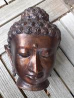 Bronzen Beeld "Boeddha's Hoofd", goed gegoten, Ophalen of Verzenden