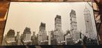 Ingelijste foto bouw Empire State Building 1930, Ophalen of Verzenden, Zo goed als nieuw, 75 tot 100 cm, Foto of Poster