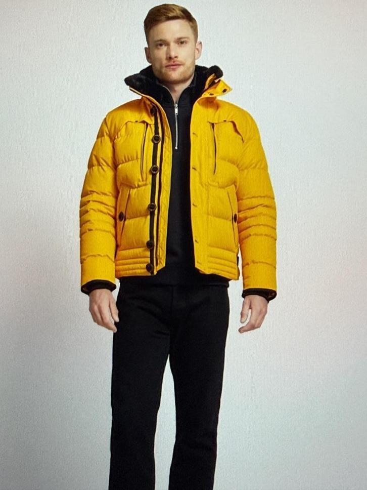 Winter jas Wellensteyn, Kleding | Heren, Jassen | Winter, Zo goed als nieuw, Maat 46 (S) of kleiner, Geel, Ophalen of Verzenden