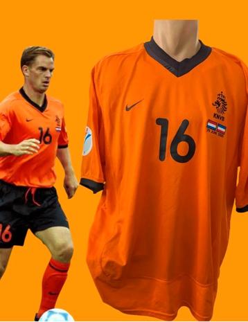 Zeldzaam EK 2000 Oranje shirt – Match Issued Ronald de Boer  beschikbaar voor biedingen