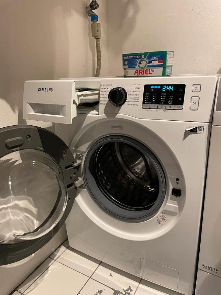 Wasmachine Samsung ECO bubble, Witgoed en Apparatuur, Wasmachines, Gebruikt, Voorlader, 8 tot 10 kg, 85 tot 90 cm, 1200 tot 1600 toeren