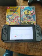 Nintendo Switch incl 2 Games, Ophalen of Verzenden, Zo goed als nieuw, Switch Original