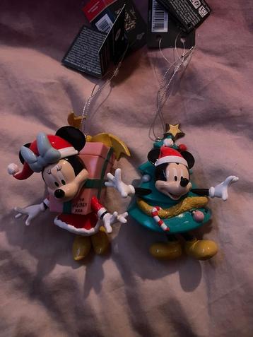 Disney ornamenten mickey & minnie & pluto beschikbaar voor biedingen